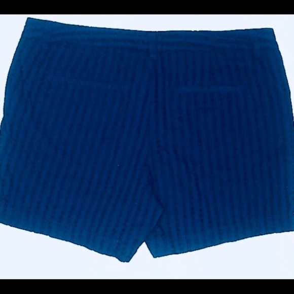 Navy Blue Eyelet Shorts Size 4 - Picture 6 of 13